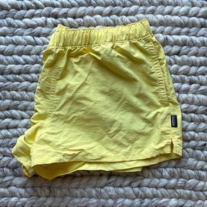 Yellow Patagonia Shorts